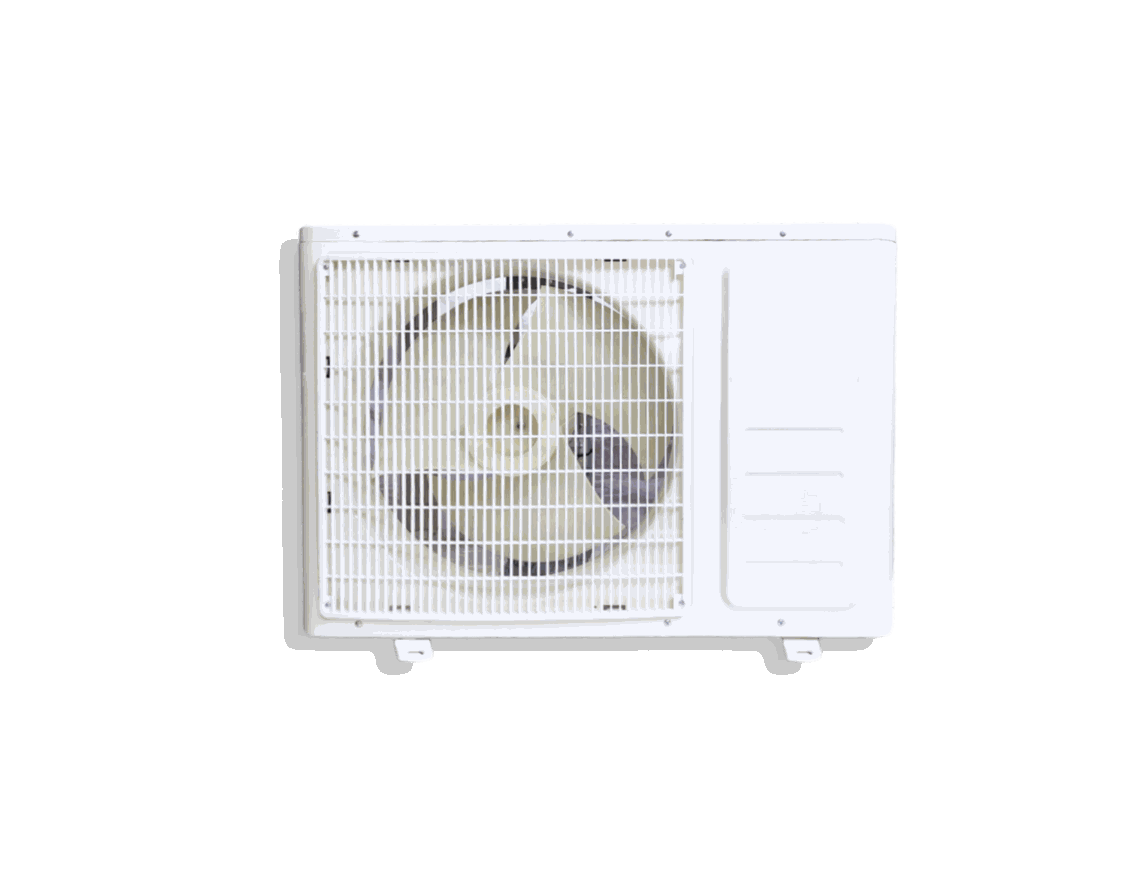 Indoor and outdoor air conditioner units manufactured by VOEPL